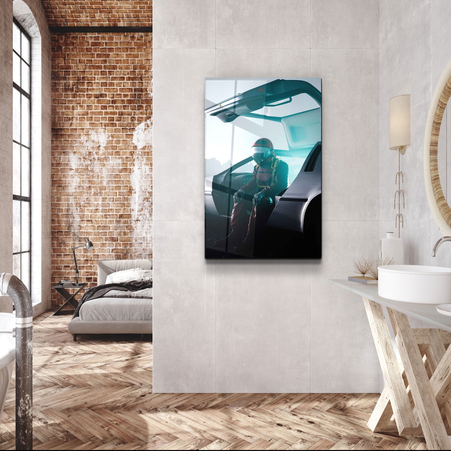 Back to the Past - Designer's Collection Glass Wall Art