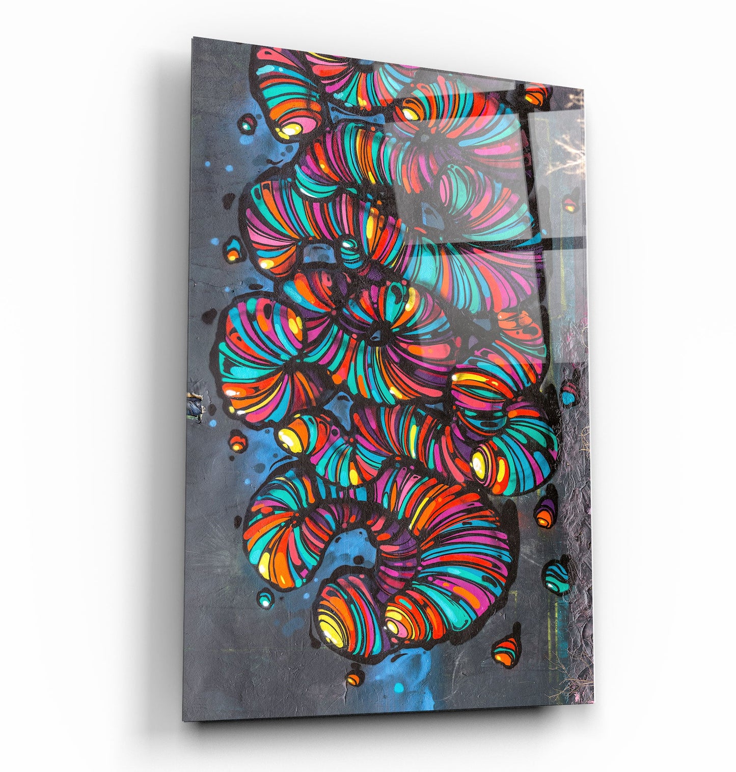 Worms - Designer's Collection Glass Wall Art