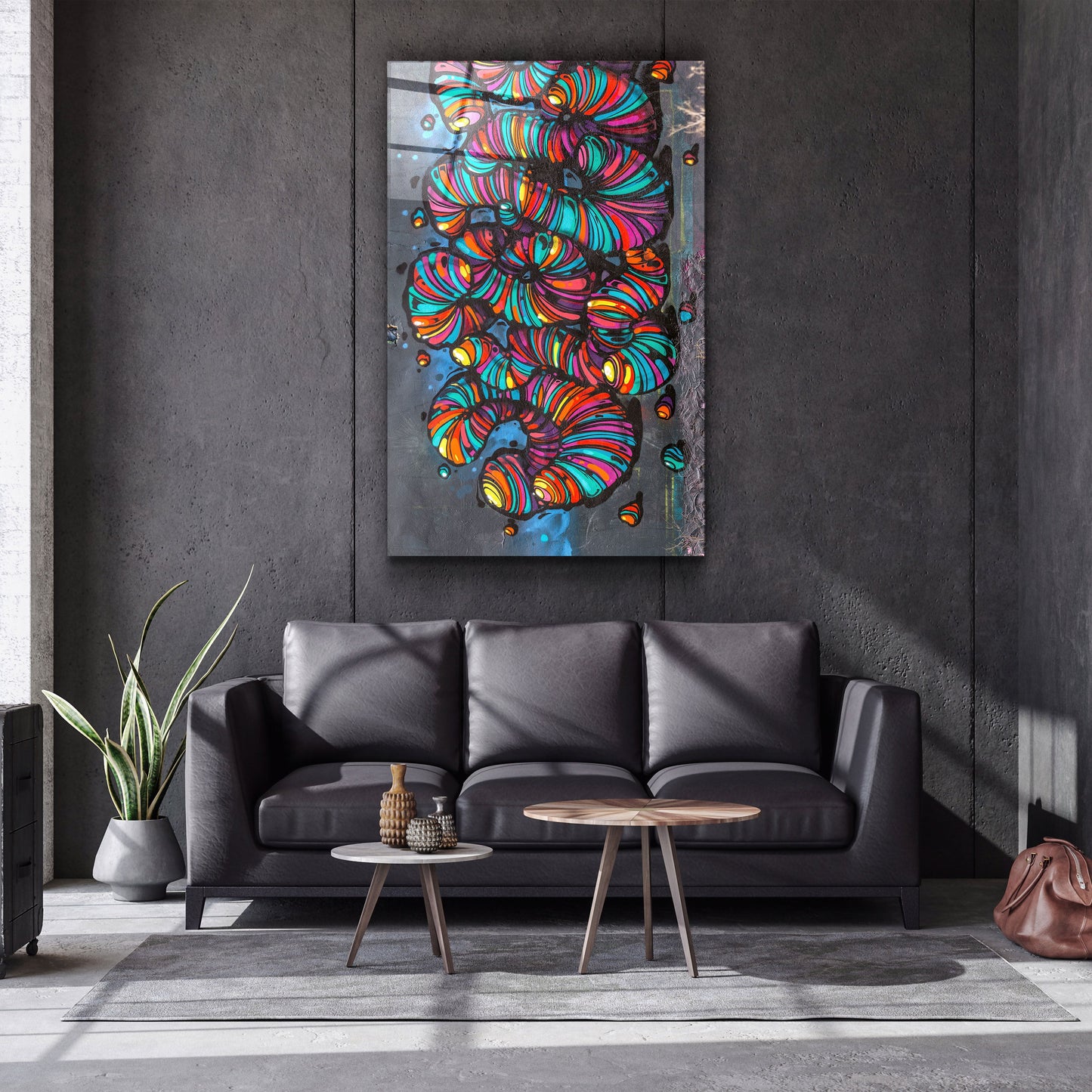 Worms - Designer's Collection Glass Wall Art