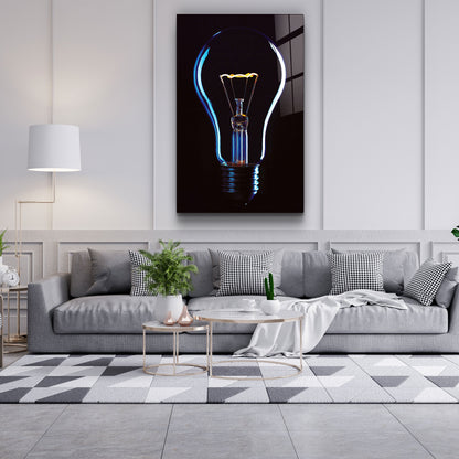 The Bulb - Designer's Collection Glass Wall Art