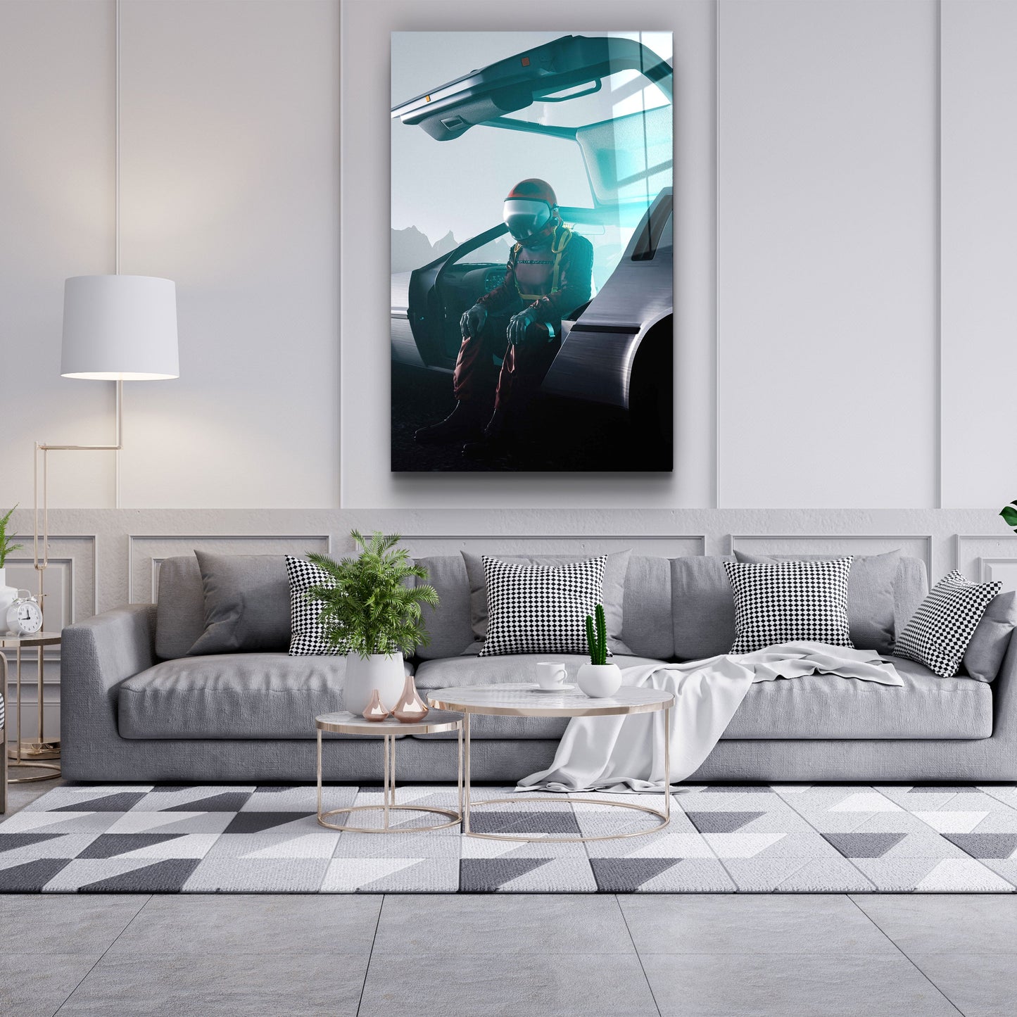 Back to the Past - Designer's Collection Glass Wall Art