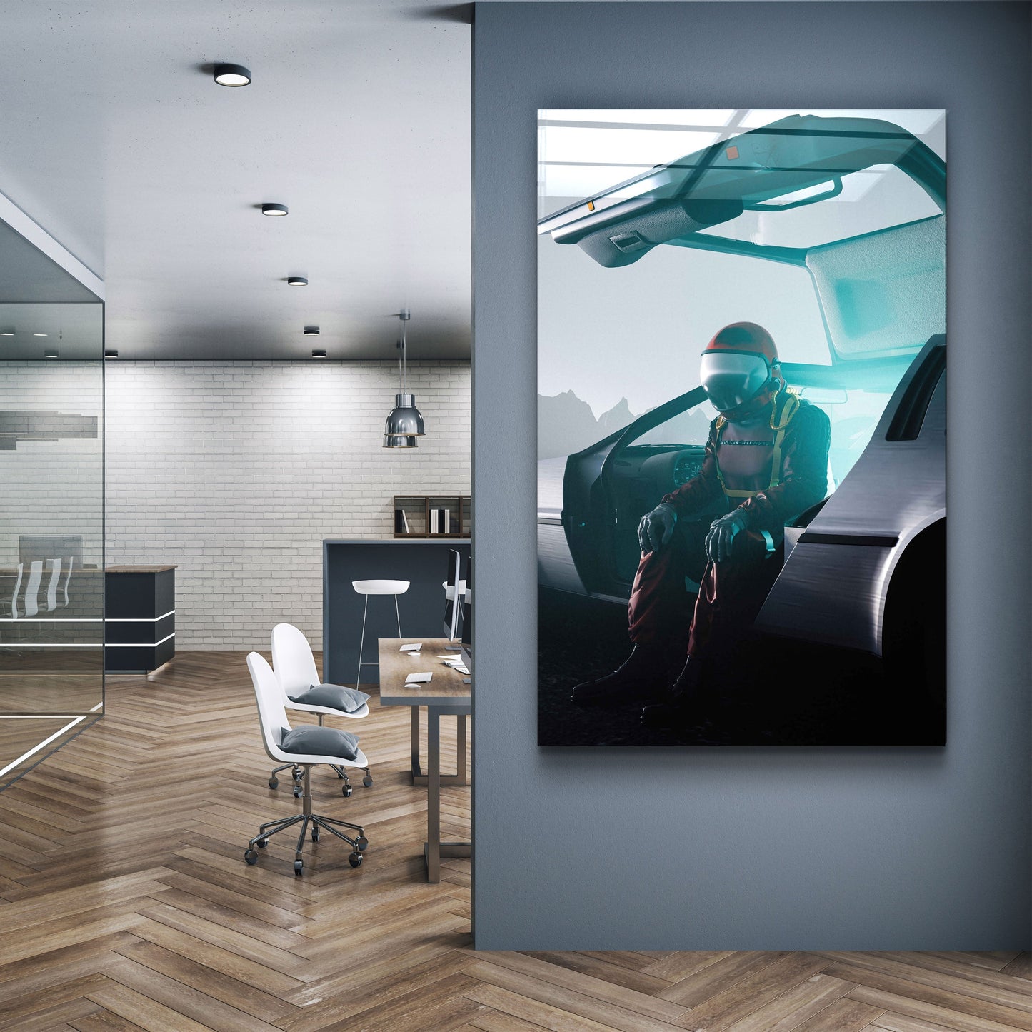Back to the Past - Designer's Collection Glass Wall Art