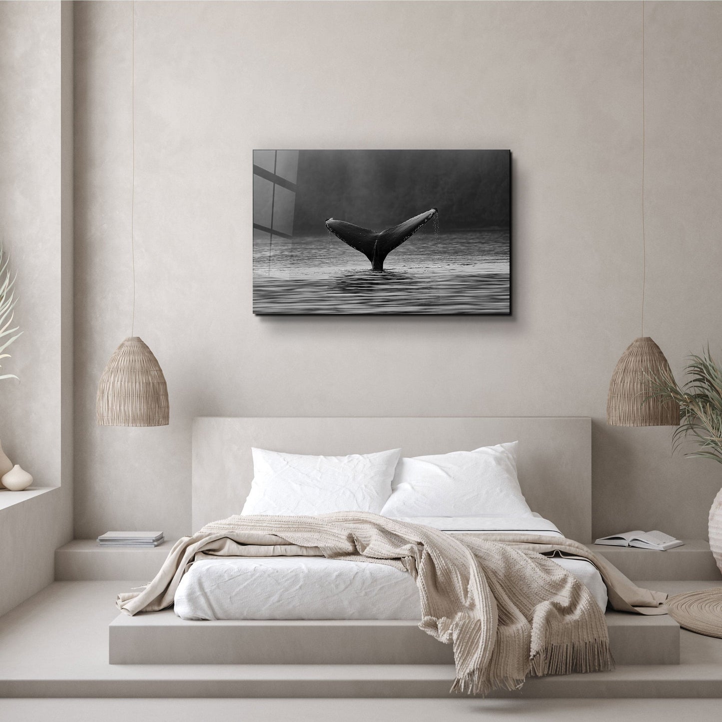 Whale - Designer's Collection Glass Wall Art