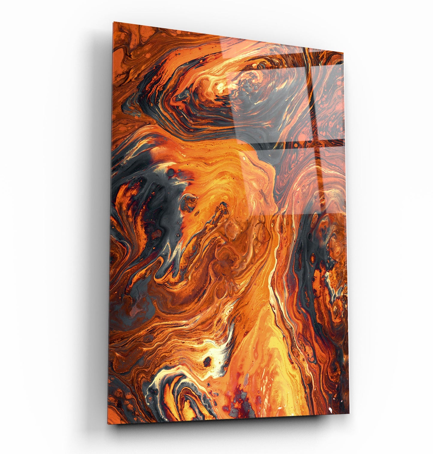 Marble Lava - Designer's Collection Glass Wall Art