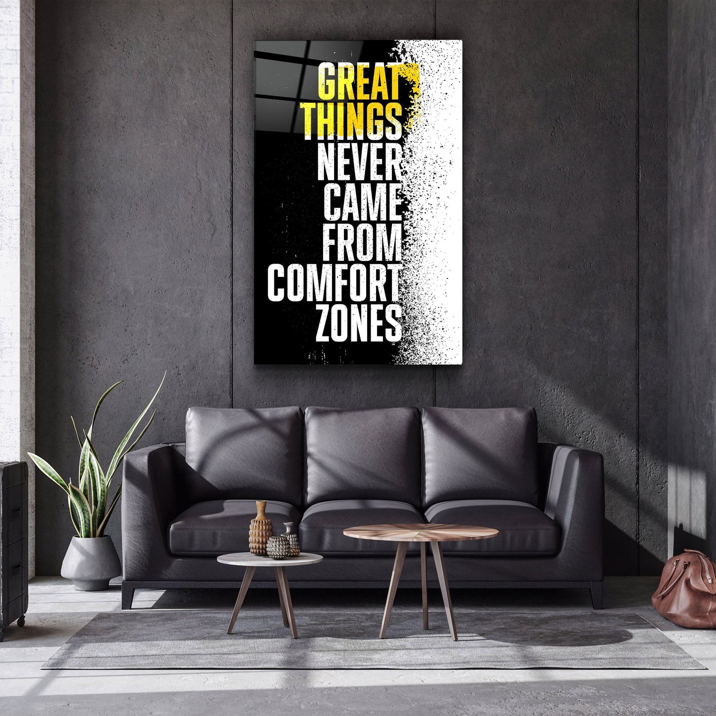 Great Things - Designer's Collection Glass Wall Art