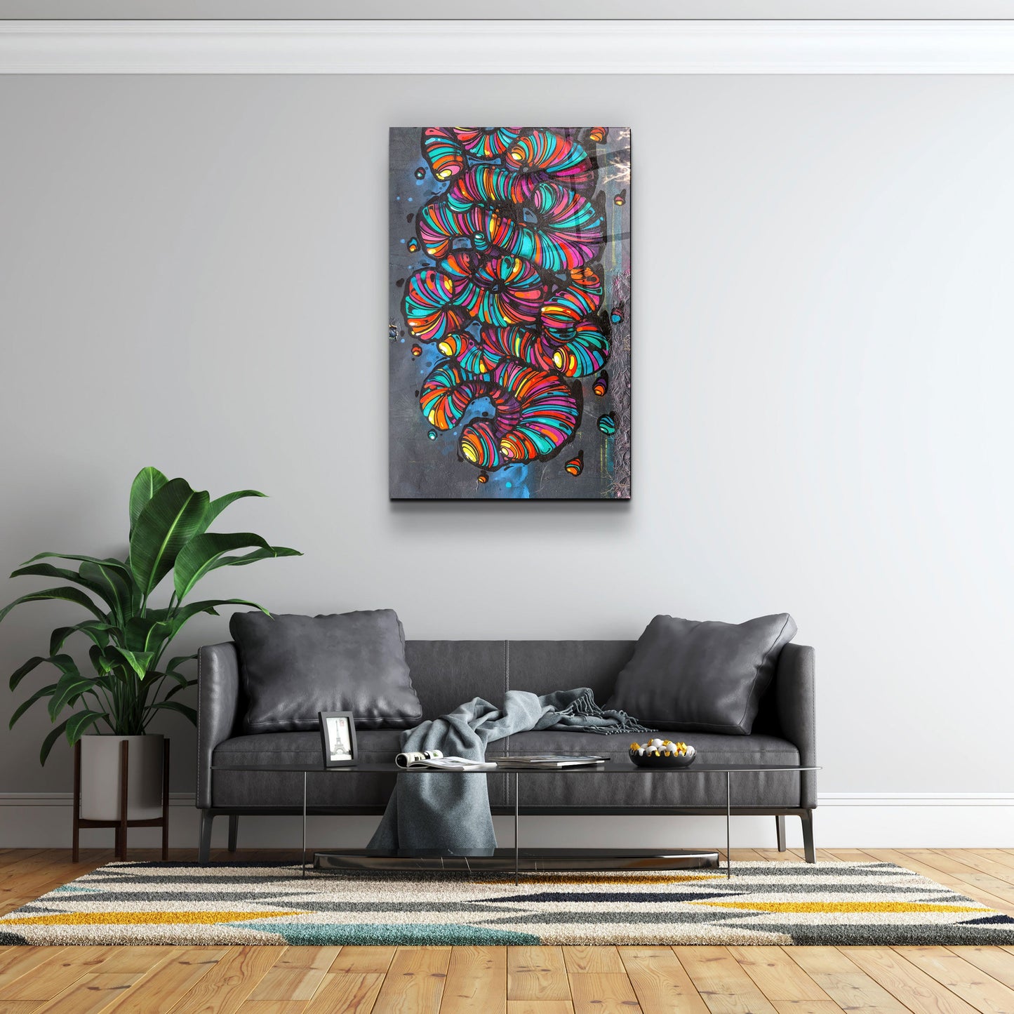 Worms - Designer's Collection Glass Wall Art