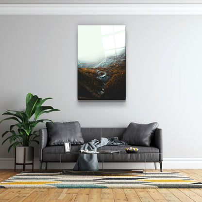 Silent Canyon - Designer's Collection Glass Wall Art