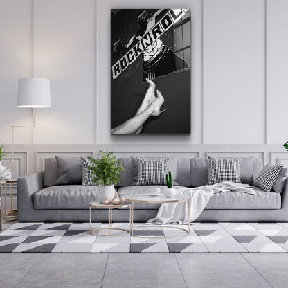 Rock n Roll - Designer's Collection Glass Wall Art