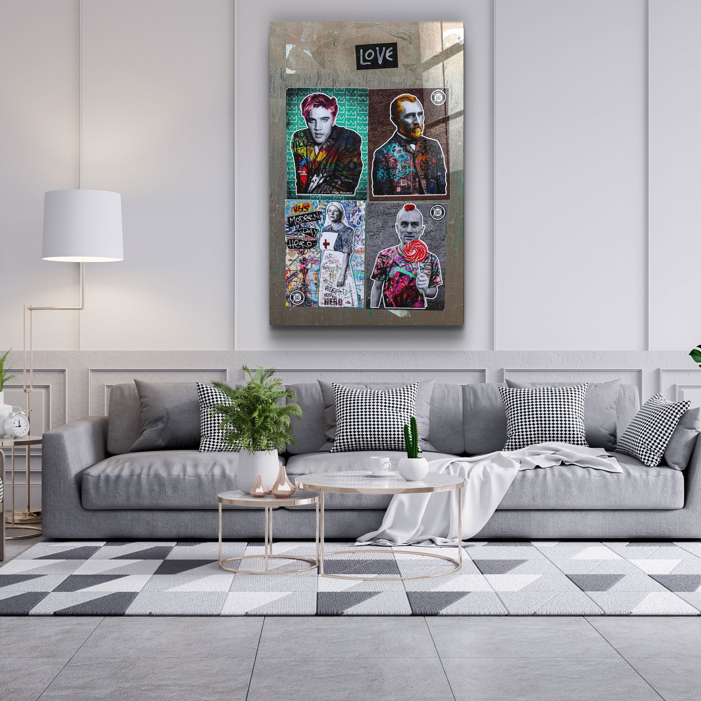 Besties for the Resties - Designer's Collection Glass Wall Art