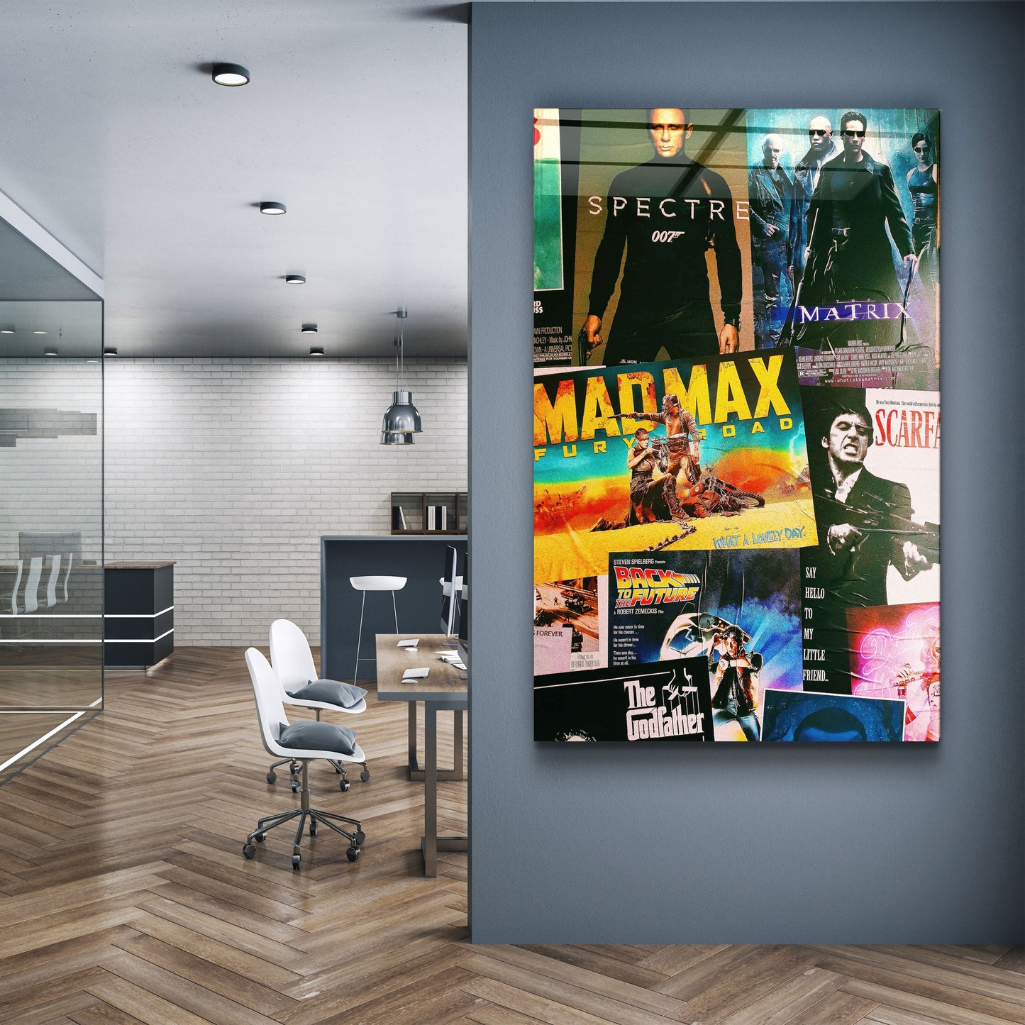 Movie Posters - Designer's Collection Glass Wall Art