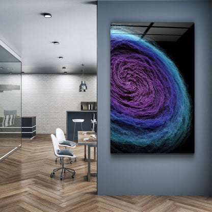 Wool Nebula - Designer's Collection Glass Wall Art