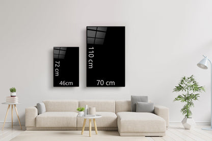 Lines and Face - Designer's Collection Glass Wall Art
