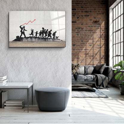 Banksy - Noname - Designer's Collection Glass Wall Art