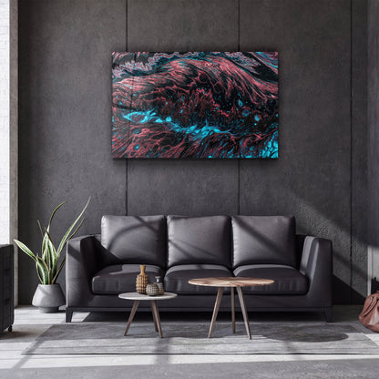 Color Waves - Designer's Collection Glass Wall Art