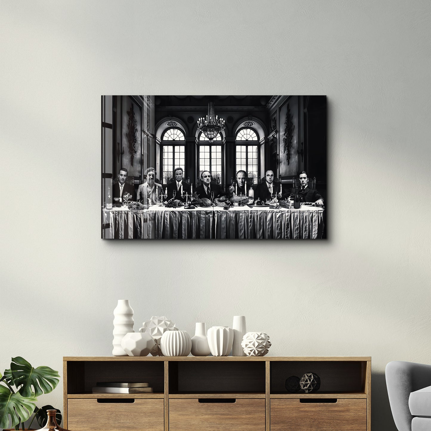 Last Supper Gang - Glass Wall Art